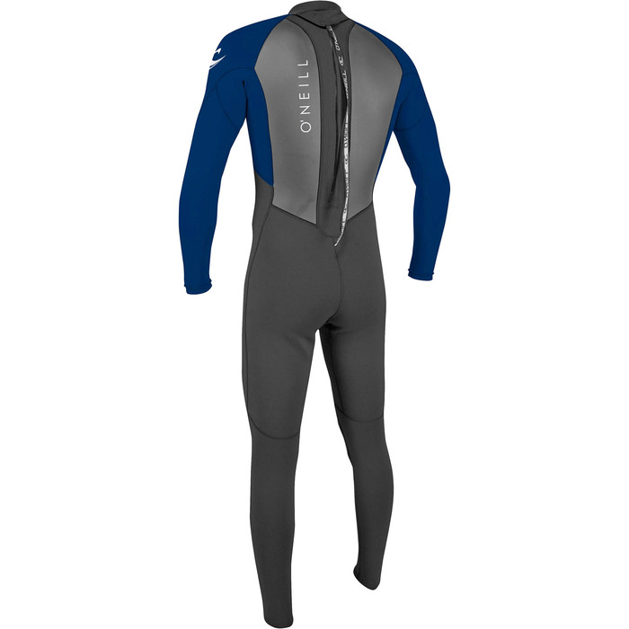 2024 O'Neill Mens Reactor II 3/2mm Back Zip Wetsuit 5040 - Black / Abyss